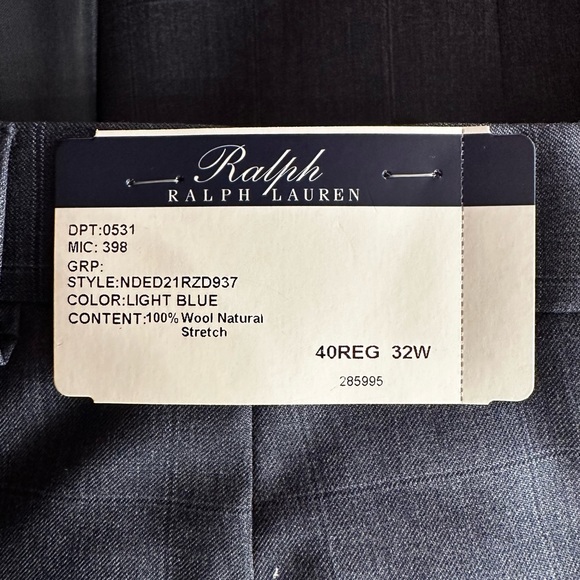 Ralph Lauren Suit Blue/Blue stripe - Picture 3 of 5